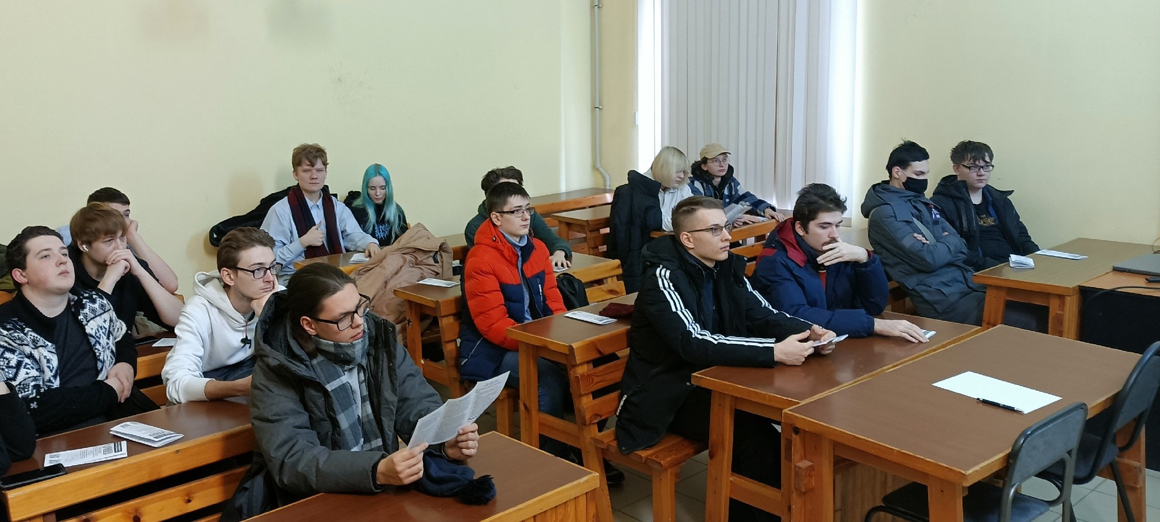 Встреча сотрудников со студентами колледжа радиоэлектроники им. П.Н. Яблочкова.